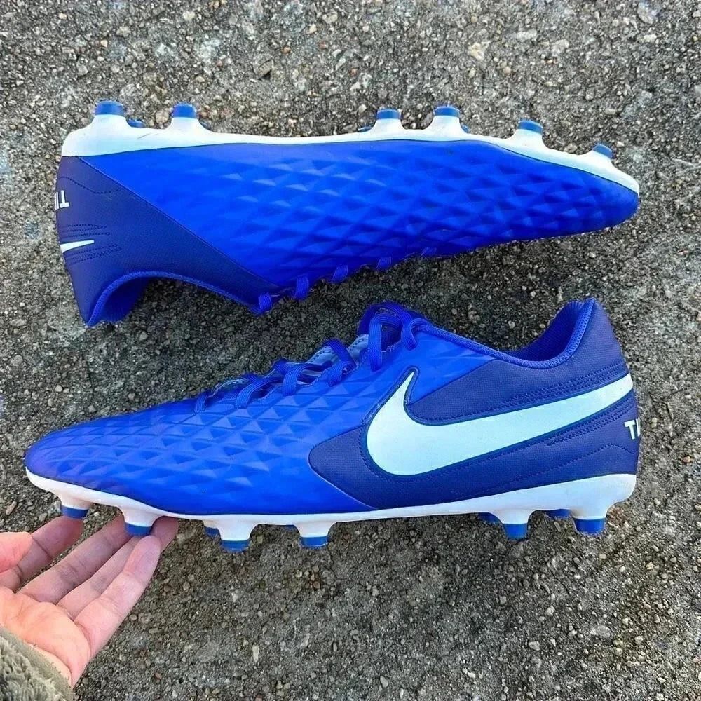 Nike Tiempo Legend 8 Club FG Hyper Royal Blue/White Men’s Sz 13